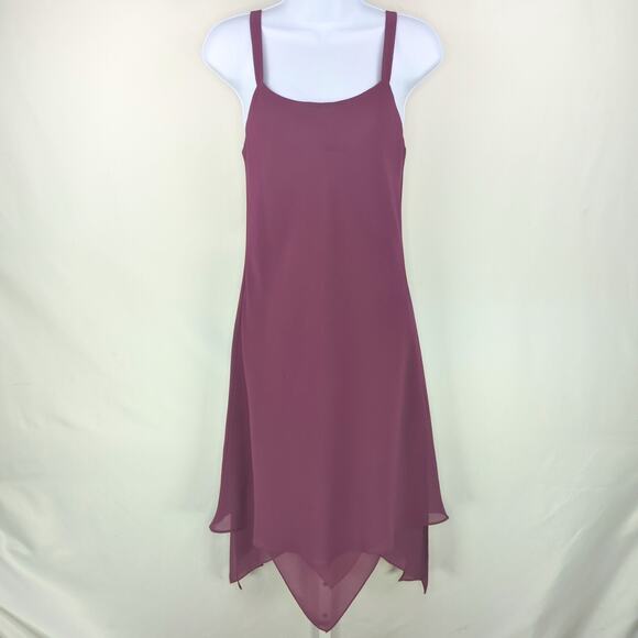VTG Ursula of Switzerland Dress Womens 4 Petite Purple Whimsigoth Witchy 90s - Picture 1 of 10